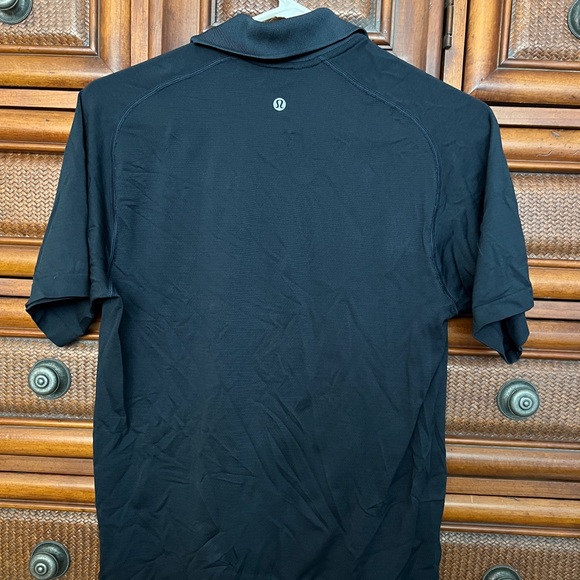 lululemon men metal tech vent polo navy size small - Picture 2 of 4